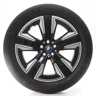 BMW iX3 G08 Winterräder Aerodynamikrad 842 Jet Black Michelin 245/50R19 6895627 - Bild 3