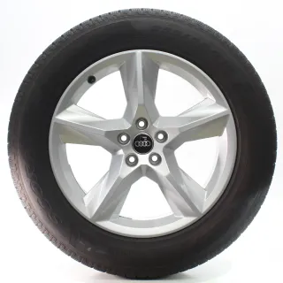 Audi Q7 4M Winterräder 5-Speichen-Stern-Design Pirelli 255/55R19 111H 4M0601025F - Bild 1