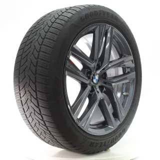 BMW 4er GC i4 G26 Winterräder Doppelspeiche 853 Goodyear 245/45R18 DOT23 6896768 - Bild 6