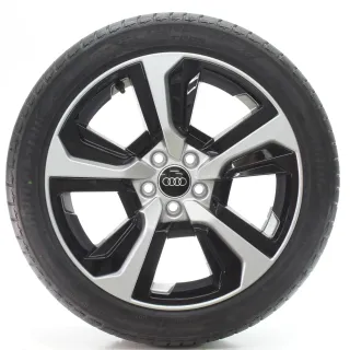 Audi A1 GB Sommerräder 5-Speiche Bicolor Bridgestone 215/45R17 DOT24 82A601025AH - Bild 2