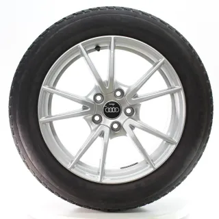 Audi A5 S5 FU5 Winterräder 5-Doppelspeichen Goodyear 215/55R17 DOT24 8B3601025A - Bild 2