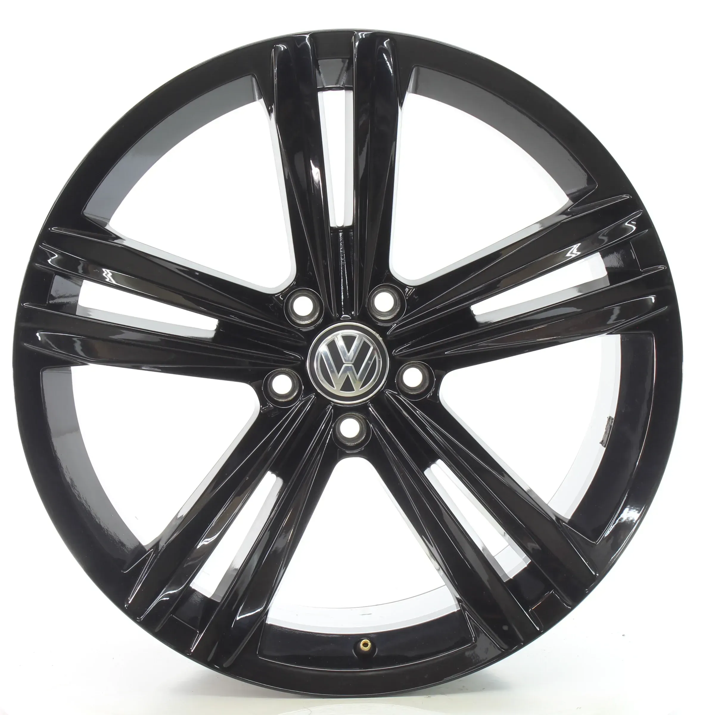 VW Tiguan Allspace R-Line Alufelgensatz Sebring Schwarz 8,5Jx19 ET38 5NN601025R - Bild 1