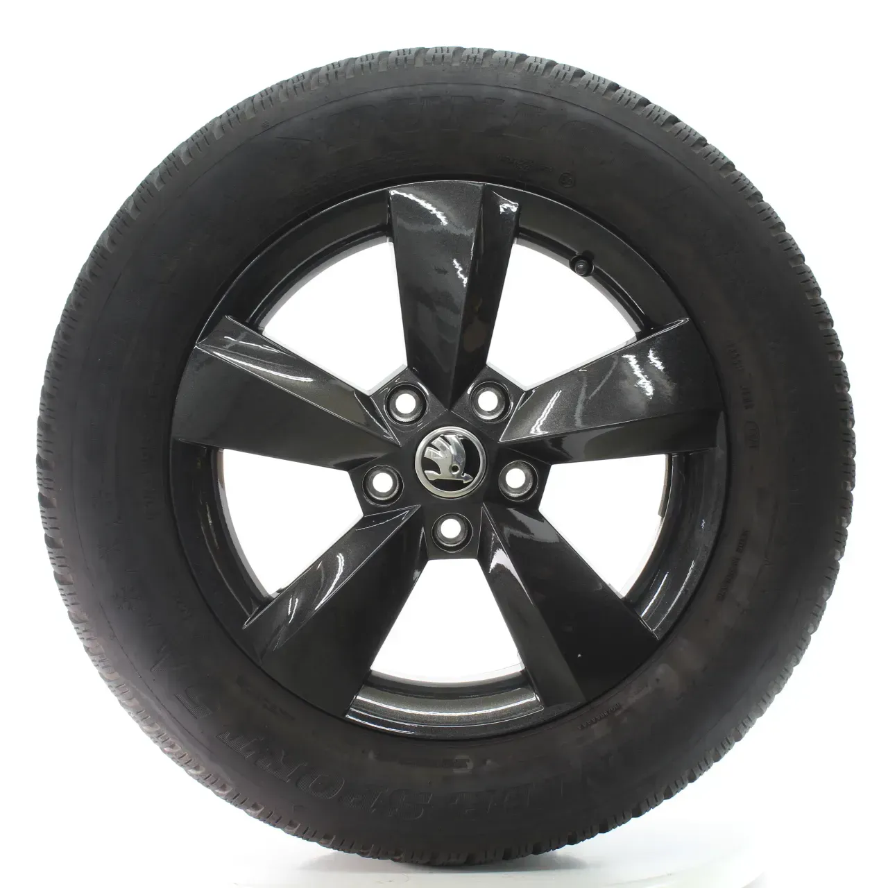 Skoda Karoq ND7 Winterräder Nanuq Schwarz Dunlop 215/60R16 DOT23 57A601025S-T - Bild 1