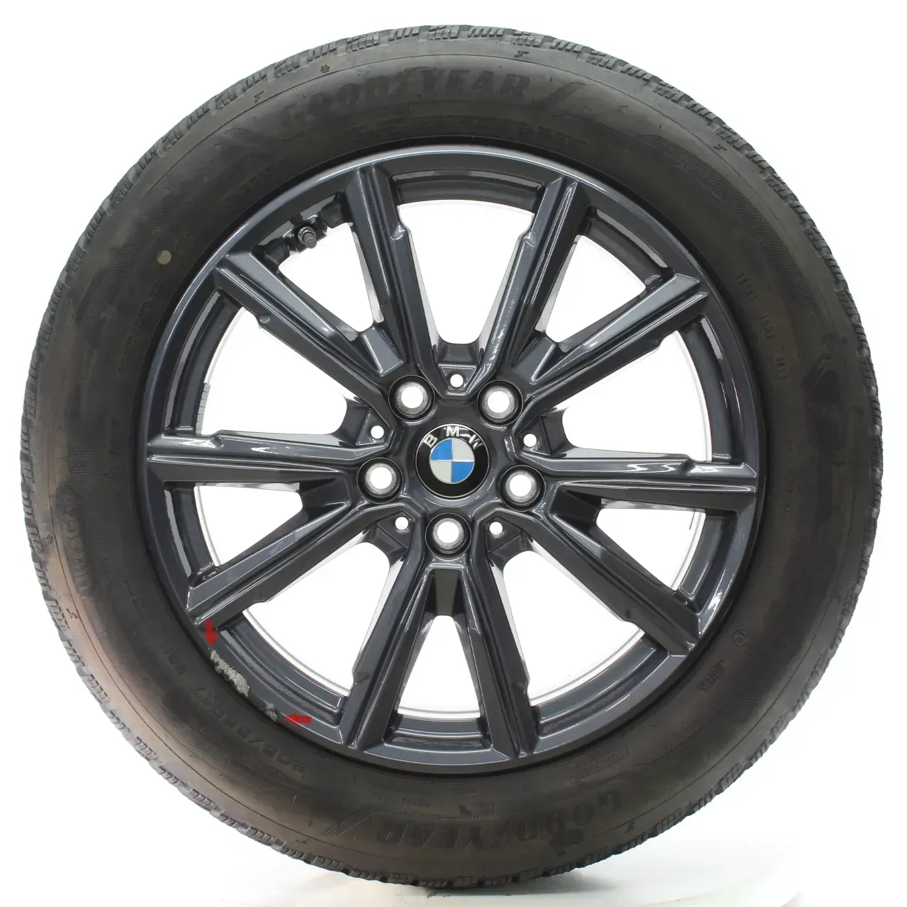 BMW 1er F70 2er F74 Winterräder V-Speiche 967 Goodyear 205/55R17 DOT24 5A45270 - Bild 1