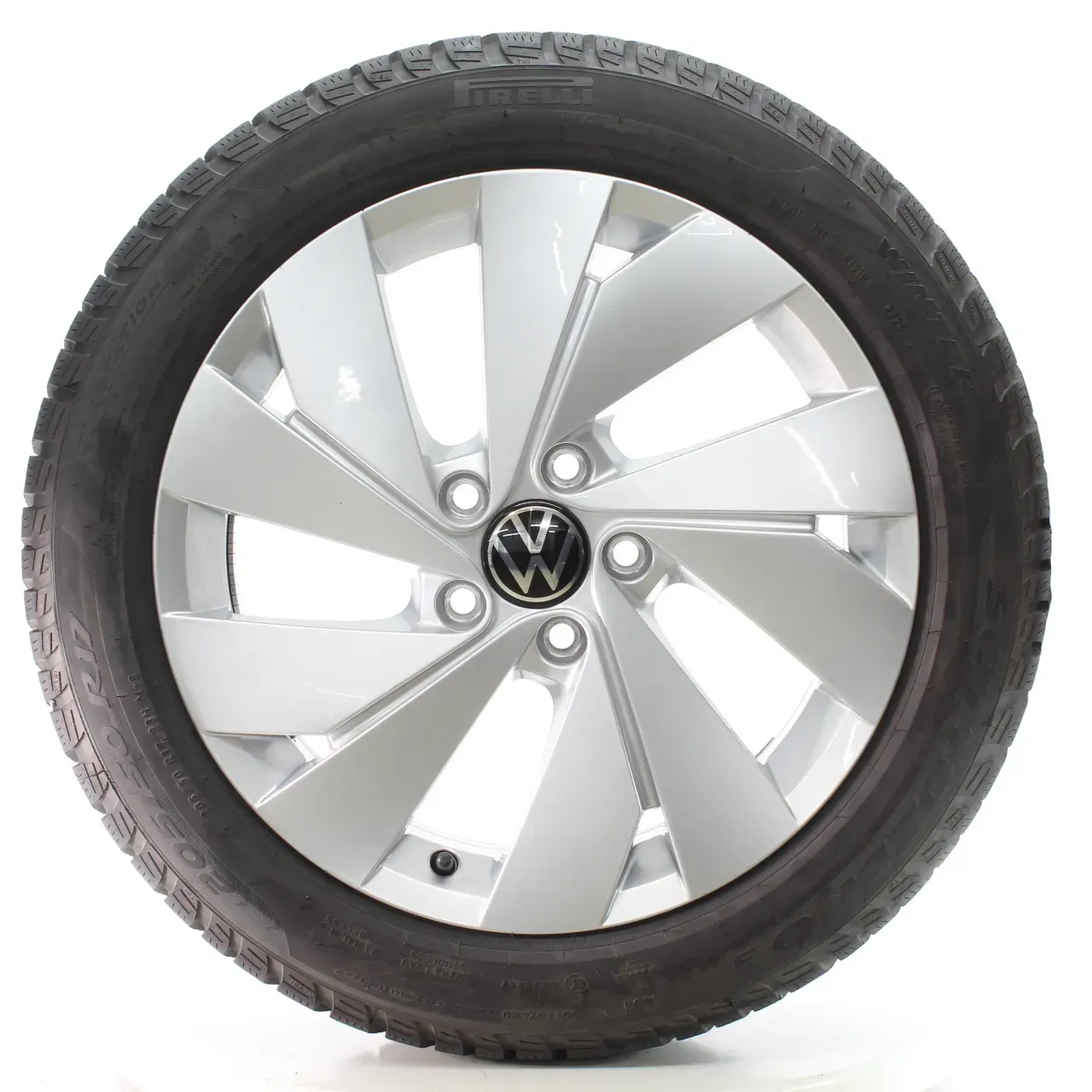 VW Golf 8 VIII CD1 CG5 Winterräder Belmont Pirelli 205/50R17 DOT25 5H0601025B - Bild 1