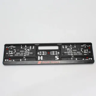 Original Audi Sport Kennzeichenhalterung Nummernschildhalter 3291900100 NEU - Bild 3