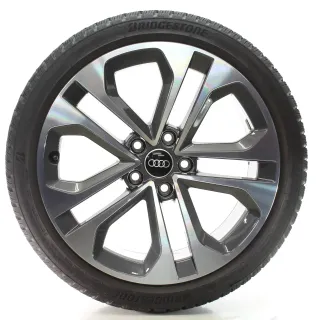 Audi A3 S3 8Y Winterräder 5-Doppelspeichen Grau 225/40R18 DOT24 8Y0601025CE - Bild 1