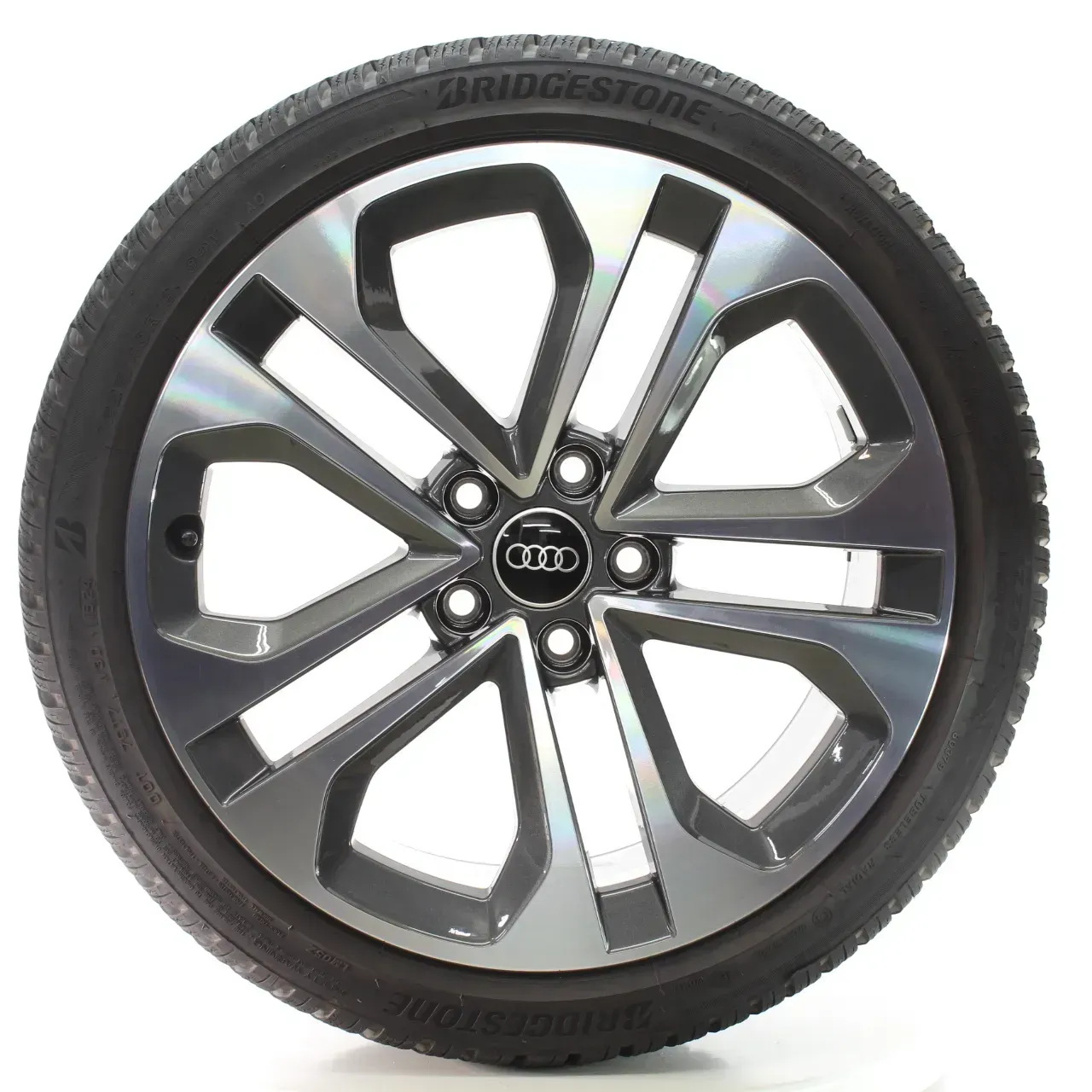 Audi A3 S3 8Y Winterräder 5-Doppelspeichen Grau 225/40R18 DOT24 8Y0601025CE - Bild 1