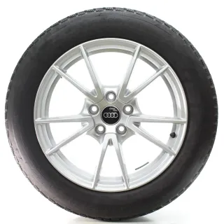 Audi A5 S5 FU5 Winterräder 5-Doppelspeichen Goodyear 215/55R17 DOT24 8B3601025A - Bild 4