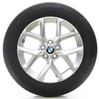 BMW X1 U11 X2 U10 Winterräder Y-Speiche 896 Continental 205/65R17 DOT23 6898299 - Bild 1