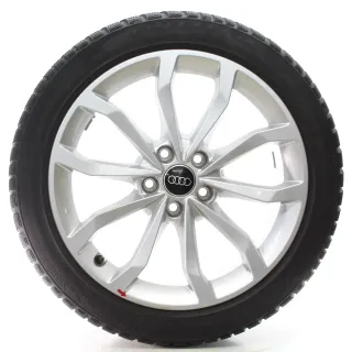 Audi A4 S4 8W Winterräder 10-Speichen V-Design 225/45R18 95H DOT23 8W0601025ED - Bild 2