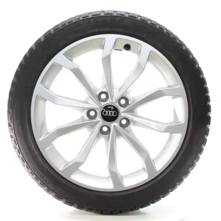 Audi A4 S4 8W Winterräder 10-Speichen V-Design 225/45R18 95H DOT24 8W0601025ED - Bild 2