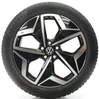 VW ID.3 E11 Winterräder Andoya Schwarz Continental 215/50R19 DOT22 10A601025/H - Bild 3
