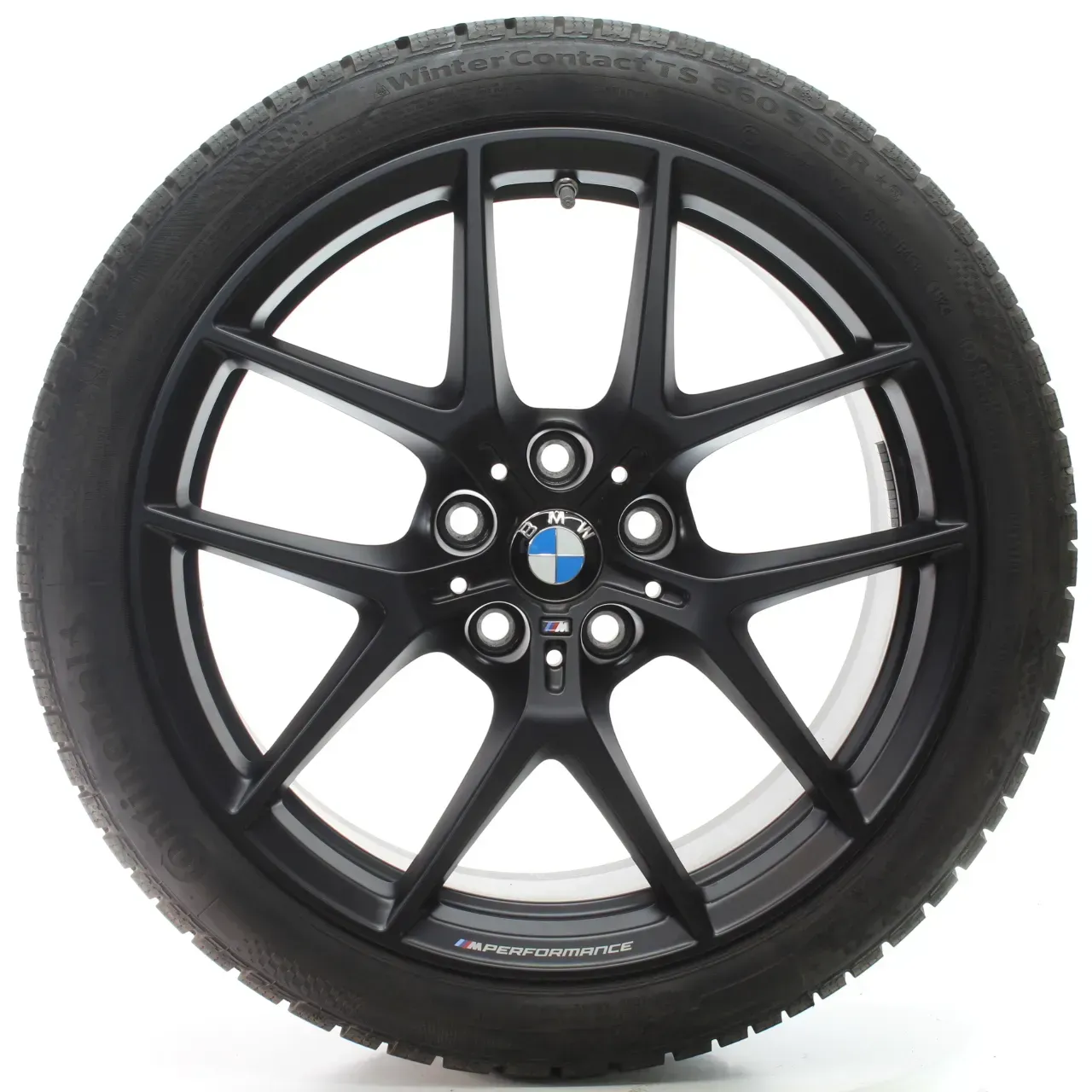 BMW 1er F40 2er F44 Winterräder M Y-Speiche 554 Conti 225/40R18 DOT24 8092354 - Bild 1