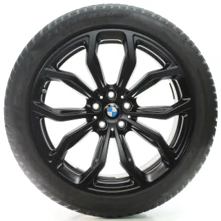 BMW X3 G01 X4 G02 Winterräder Y-Speiche 695 Pirelli 245/45R20 DOT23 6881208 - Bild 1
