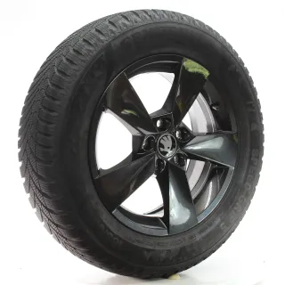 Skoda Fabia IV PJ Winterräder 5-Speichen Grau Semperit 185/65R15 DOT25 6VA601025 - Bild 6