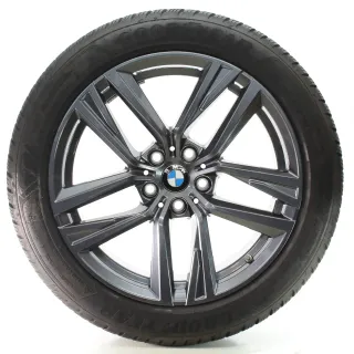 BMW 4er GC i4 G26 Winterräder Doppelspeiche 853 Goodyear 245/45R18 DOT24 6898768 - Bild 1