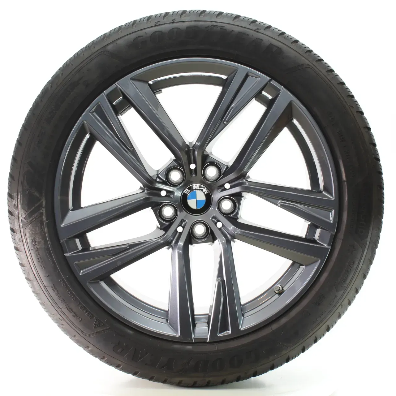 BMW 4er GC i4 G26 Winterräder Doppelspeiche 853 Goodyear 245/45R18 DOT24 6898768 - Bild 1