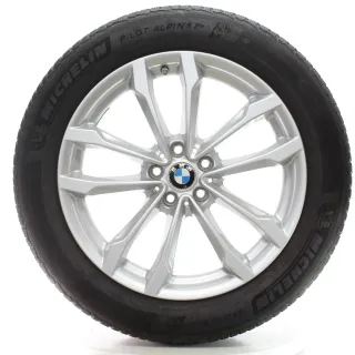 BMW X3 G01 X4 G02 Winterräder V-Speiche 691 Michelin 245/50R19 DOT23 6877325 - Bild 2