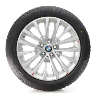 BMW 5er G30 G31 Winterräder W-Speiche 632 Pirelli 245/45R18 100V DOT25 6863418 - Bild 2