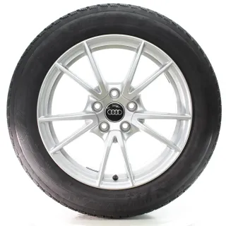 Audi A5 FU B10 Winterräder 5-Doppelspeichen Goodyear 215/55R17 DOT24 8B3601025A - Bild 1