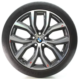 BMW X1 F48 X2 F39 Sommerräder Y-Speiche 511 Orbitgrey Dunlop 225/45R19 6851785 - Bild 3