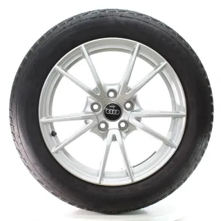 Audi A5 FU B10 Winterräder 5-Doppelspeichen Goodyear 215/55R17 DOT24 8B3601025A - Bild 4