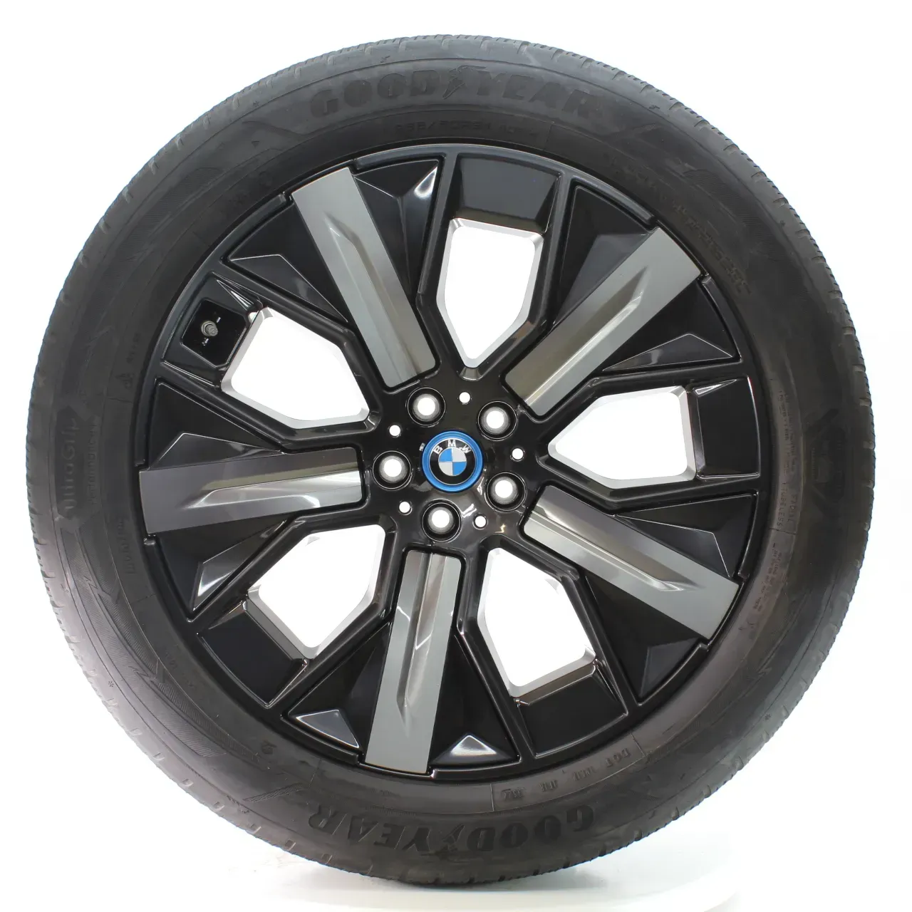 BMW IX I20 Winterräder Aerodynamikrad 1011 Goodyear 255/50R21 109H DOT24 5A02655 - Bild 1