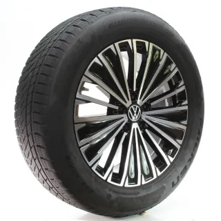VW Tiguan CT1 Winterräder Napoli Schwarz Glanz Falken 235/55R18 DOT24 571601025K - Bild 7