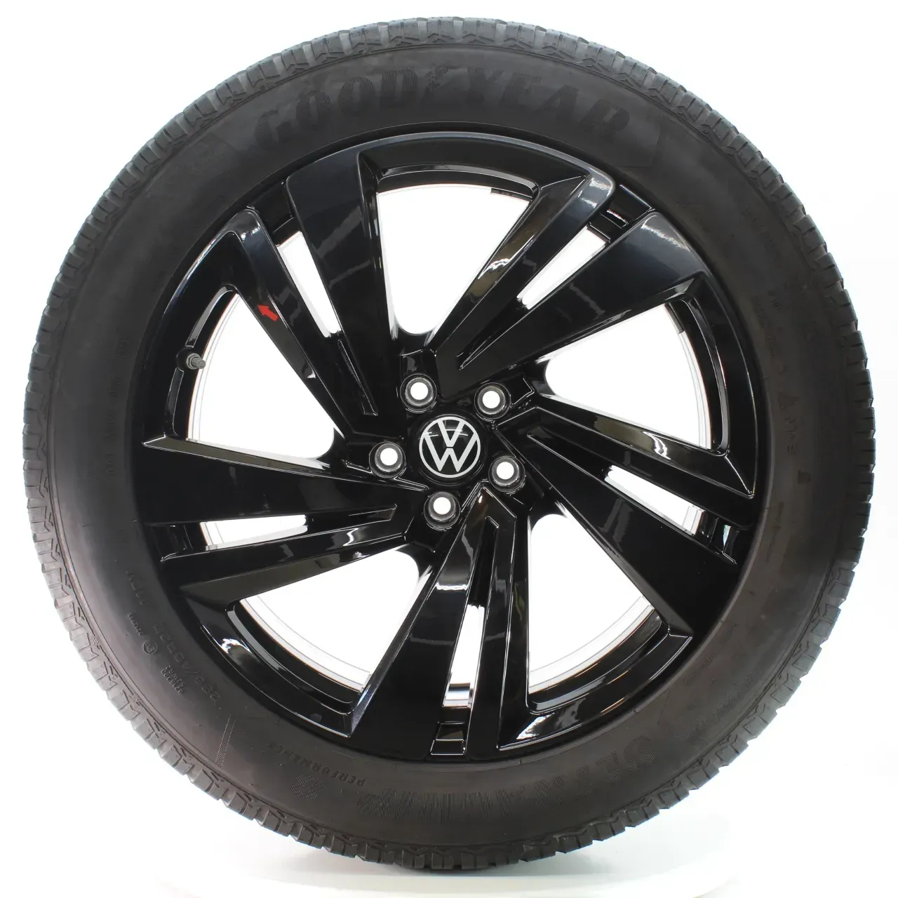 VW Touareg CR7 Winterräder Nevada Schwarz Goodyear 285/45R20 112V 760601025AA - Bild 1