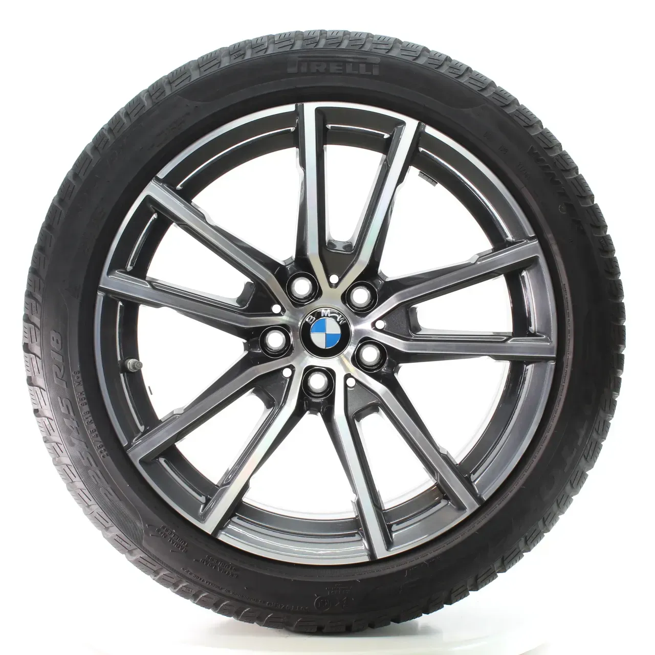 BMW 3er G20 G21 Winterräder V-Speiche 780 Pirelli 225/45R18 95H DOT25 6883522 - Bild 1