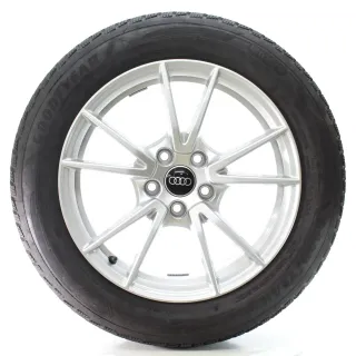 Audi A5 FU B10 Winterräder 5-Doppelspeichen Goodyear 215/55R17 DOT24 8B3601025A - Bild 3