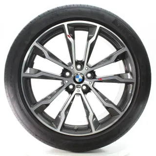 BMW X3 G01 X4 G02 Sommerräder M Doppelspeiche 699 245/45-275/40R20 8010268-9 - Bild 2