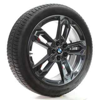 BMW X1 U11 X2 U10 Winterräder Doppelspeiche 1041 Hankook 195/55R19 DOT24 5A661A8 - Bild 6