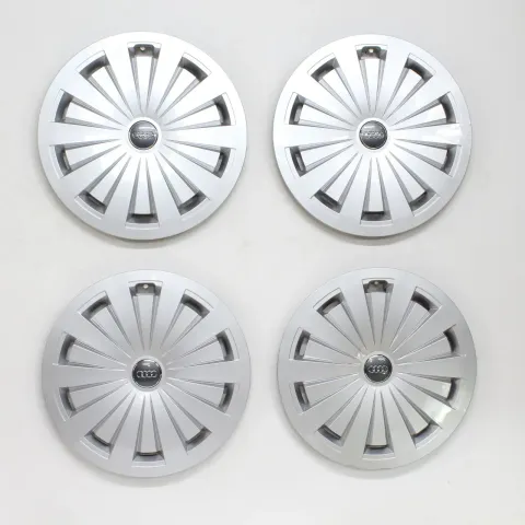 Background image for Audi A4 Avant 8W 16 Zoll Radkappen Radzierblenden Original 8W0601147 4Stk