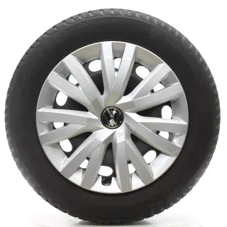 Golf 7 VII 5G Audi A3 8V Winterräder Stahl Conti 205/55R16 DOT24 5Q0601027BS - Bild 1