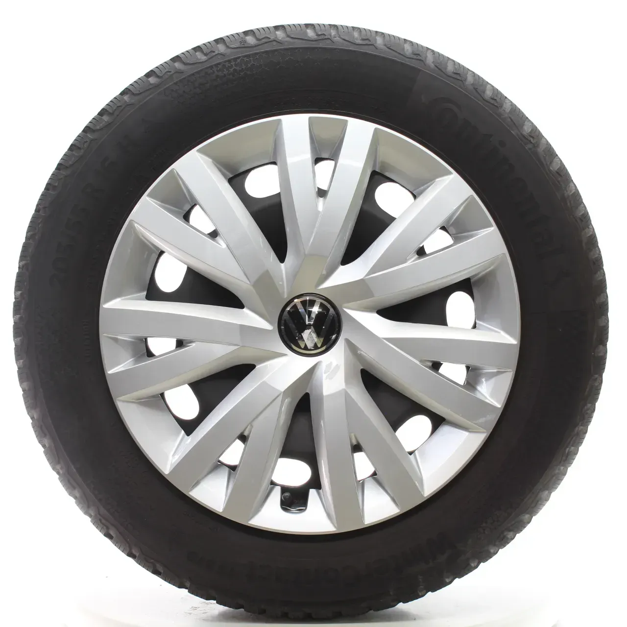 Golf 7 VII 5G Audi A3 8V Winterräder Stahl Conti 205/55R16 DOT24 5Q0601027BS - Bild 1