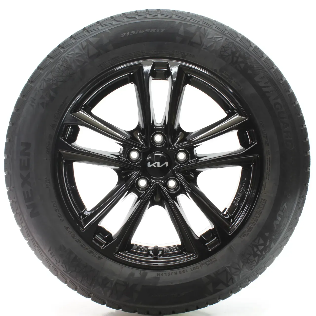KIA Sportage SL Winterräder 5-Doppelspeichen Nexen 215/65R17 103H DOT25 KBA5396 - Bild 1