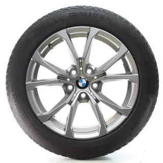 BMW 3er G20 G21 Winterräder V-Speiche 776 Continental 225/50R17 DOT24 6883518 - Bild 1