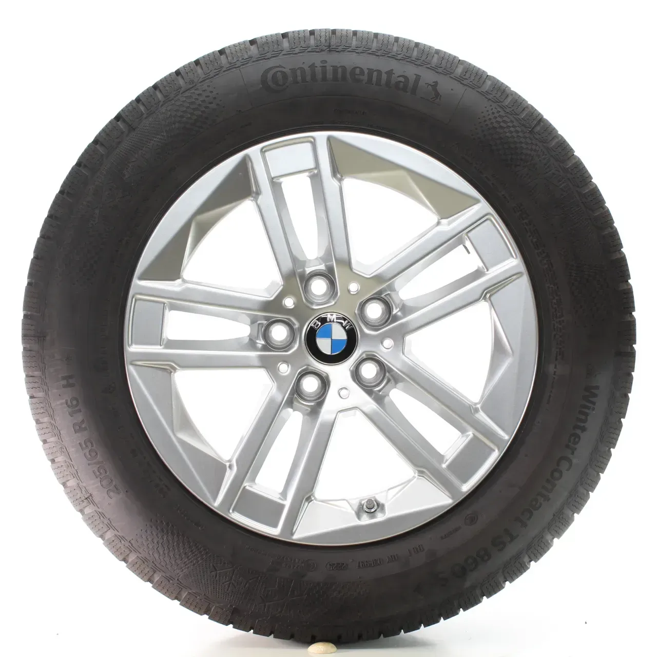 BMW 2er AT U06 Winterräder Doppelspeiche 186 Continental 205/65R16 DOT25 6888838 - Bild 1