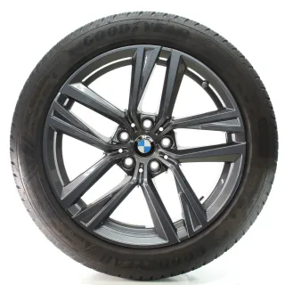 BMW 4er GC i4 G26 Winterräder Doppelspeiche 853 Goodyear 245/45R18 DOT23 6896768 - Bild 1