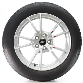 Audi A5 FU B10 Winterräder 5-Doppelspeichen Goodyear 215/55R17 DOT24 8B3601025A - Bild 2