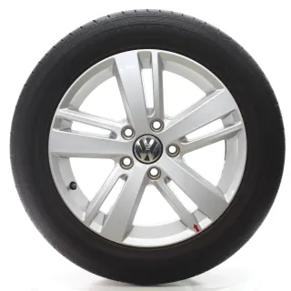 VW Golf VI 5K1 Sommerräder 5-Doppelspeichen Hankook 205/55R16 5K0601025AM - Bild 2