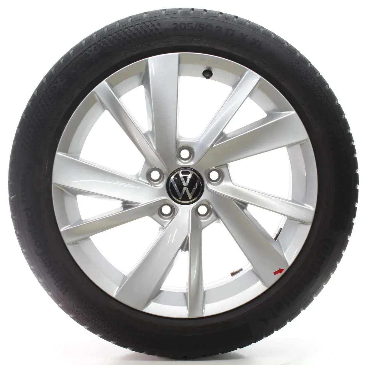 VW Golf 8 VIII CD1 Winterräder Gavia Continental 205/50R17 93V DOT23 5H0071497 - Bild 1