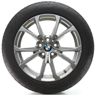 BMW 3er G20 G21 Winterräder V-Speiche 776 Goodyear 225/50R17 98H DOT24 6883518 - Bild 1