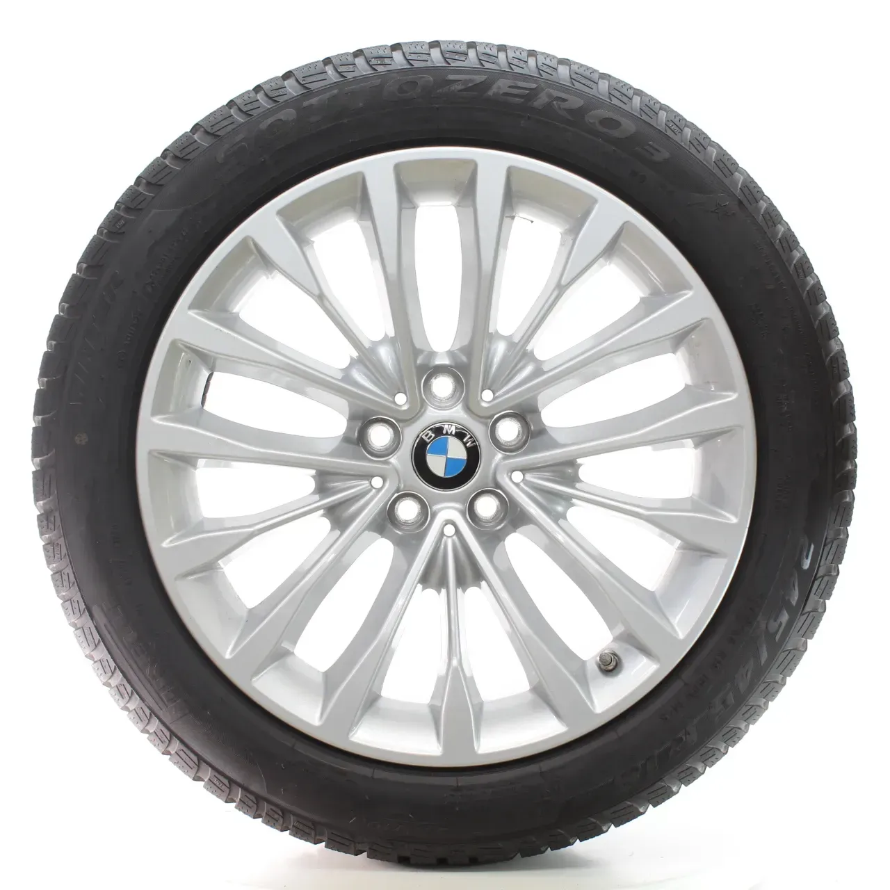 BMW 5er G30 G31 Winterräder W-Speiche 632 Pirelli 245/45R18 100V DOT24 6863418 - Bild 1
