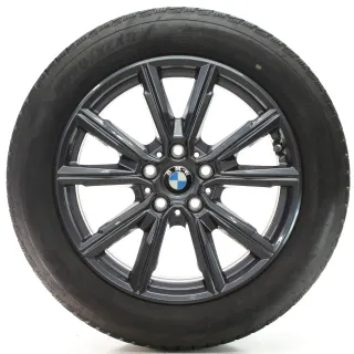 BMW 1er F70 2er F74 Winterräder V-Speiche 967 Goodyear 205/55R17 DOT24 5A45270 - Bild 1