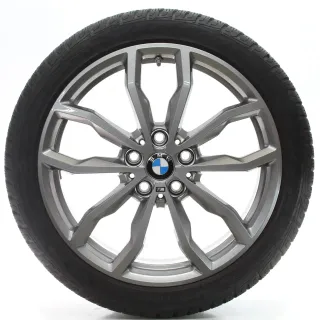 BMW 1er F40 2er F44 Winterräder Y-Speiche 711 M Goodyear 205/45R18 DOT22 6877550 - Bild 1