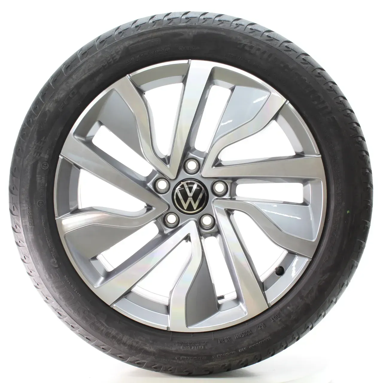 VW T-ROC A11 AC7 Sommerräder Portimao Bridgestone 215/50R18 DOT24 2GA601025AD - Bild 1