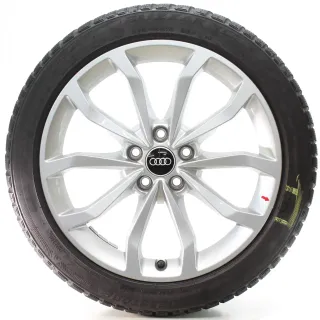 Audi A4 S4 8W Winterräder 10-Speichen V-Design 225/45R18 95H DOT23 8W0601025ED - Bild 2